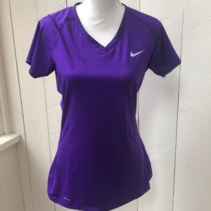 Nike dry fit purple tee